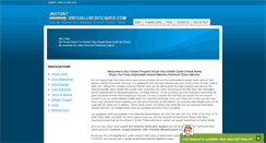 Desktop Screenshot of instantvirtualcreditcards.com